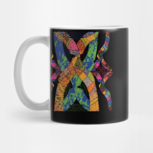 abstract geometric path Mug